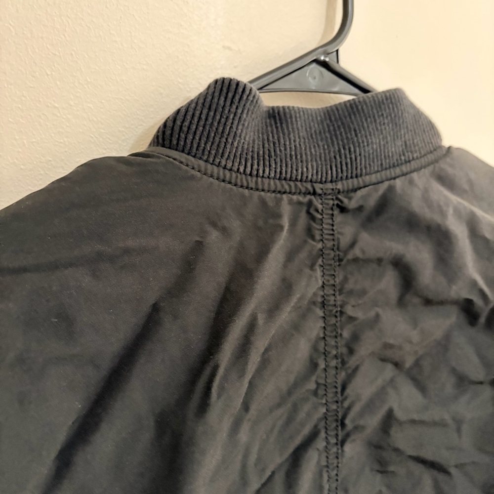 Y2K GAP Men's Black and Green Bomber Jacket Men’s Tall XL - Picture 9 of 9